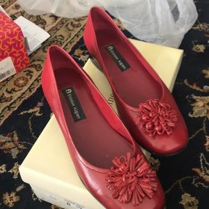 Dark Red Etienne Aigner Flats